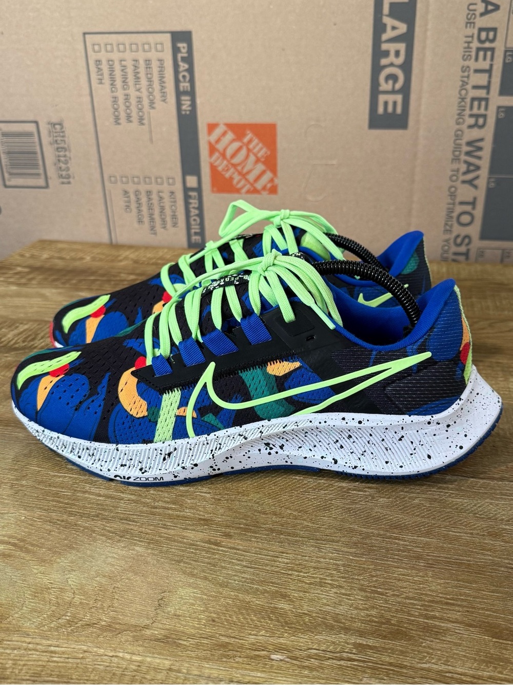 Nike | Air Pegasus 38 A.I.R. Kelly Anna London | Run Past the Future Shoes | 9.5